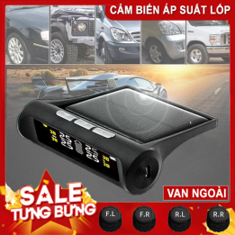 [TẶNG ĐÈN LED CẢNH BÁO MỞ CỬA] Cảm biến áp suất lốp ô tô van ngoài TPMS - Labaha